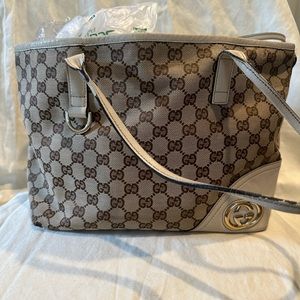 Britt Tote GG Canvas